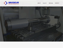 Tablet Screenshot of brodeurmachine.com